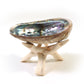 Tripod 6" Natural Eucalyptus Wood (fits Abalone shells 5 - 7") - Tree Spirit Wellness