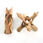 Tripod 6" Natural Rosewood (fits Abalone shells 5 - 7") - Tree Spirit Wellness