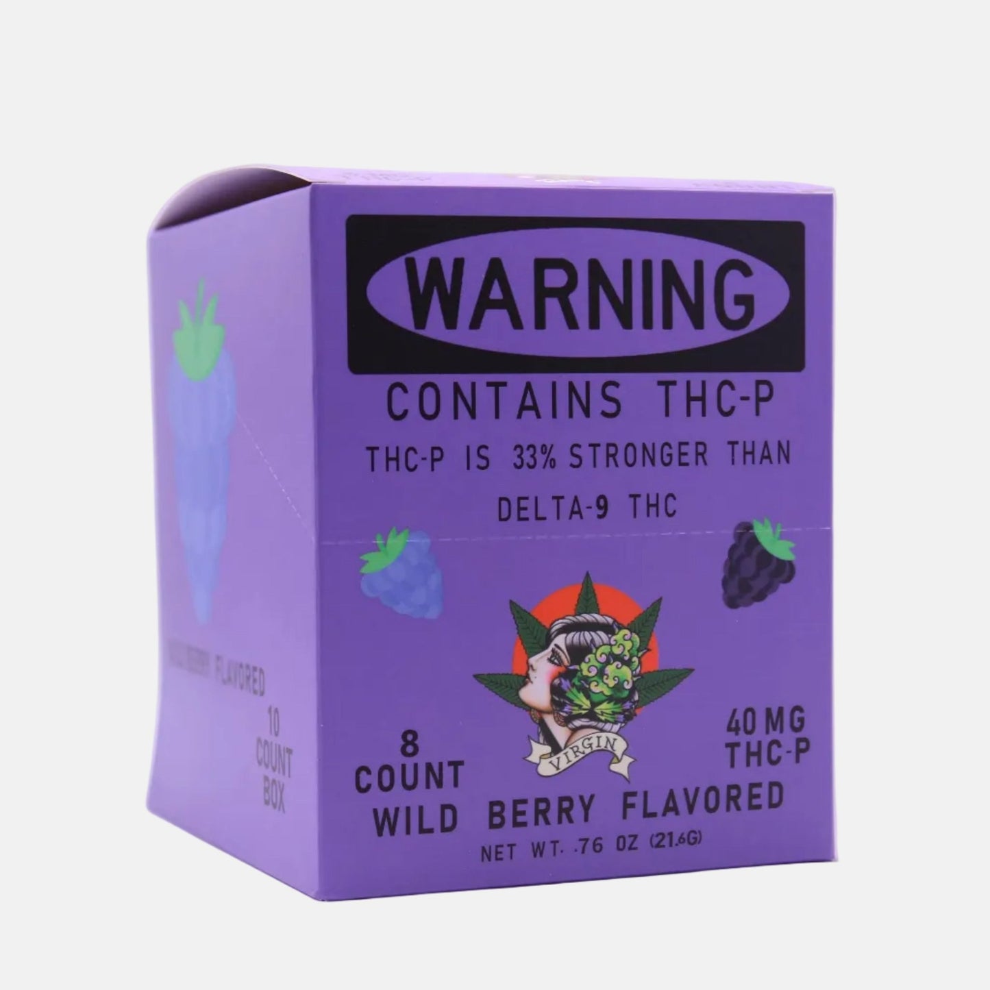 Wild Berry 5mg THC - p 8 count gummy (Box of 10) - Tree Spirit Wellness