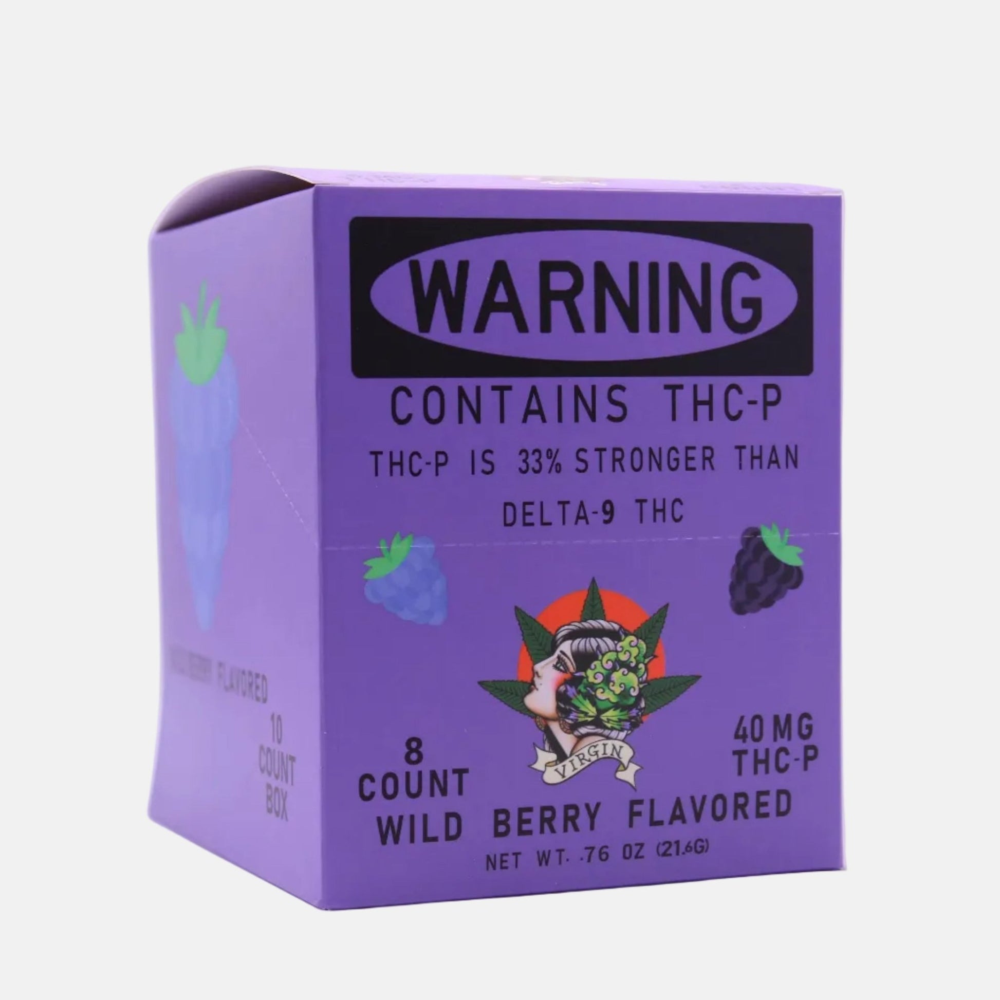 Wild Berry 5mg THC - p 8 count gummy (Box of 10) - Tree Spirit Wellness