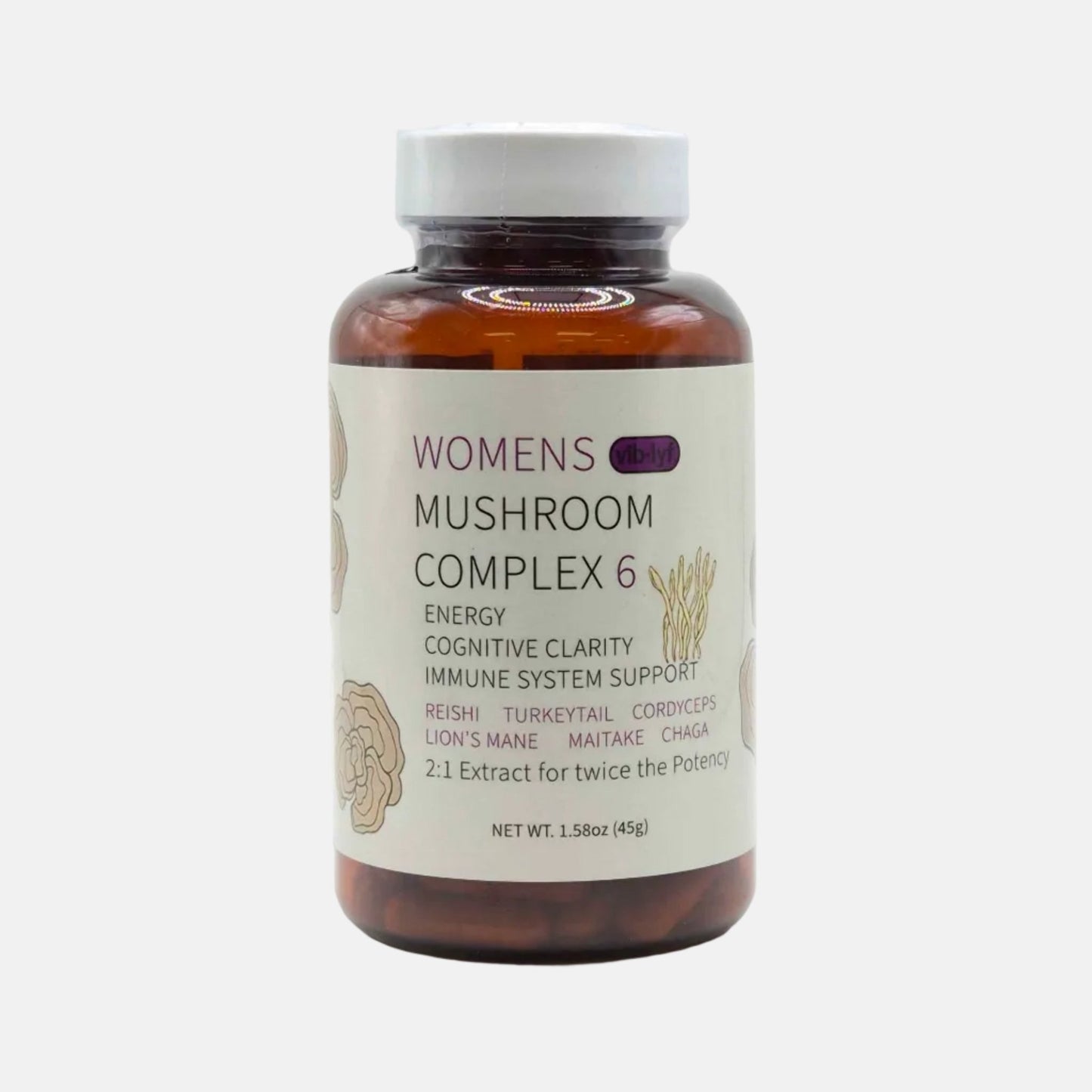 Womens Mushroom Complex 6 (500mg x 90 capsules) - Tree Spirit Wellness