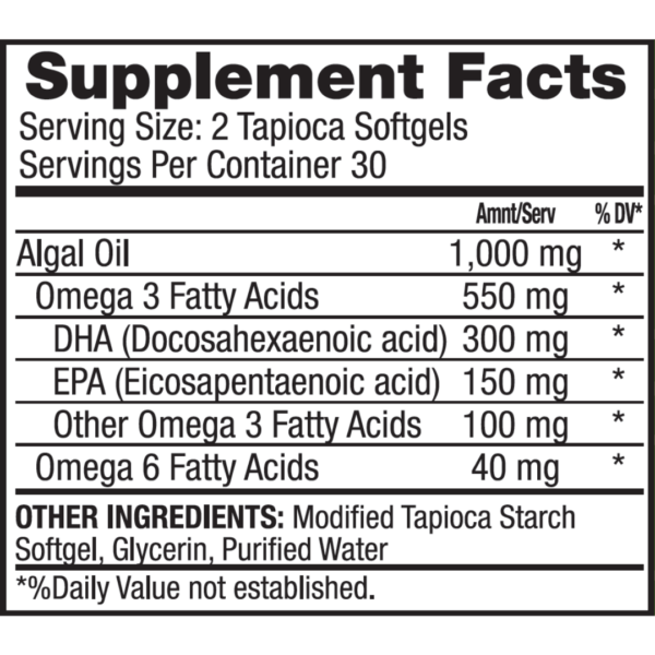 Algal Omega - Tree Spirit Wellness