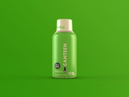 Canteen Delta 9 shot Margarita (case of 12 display) - Tree Spirit Wellness