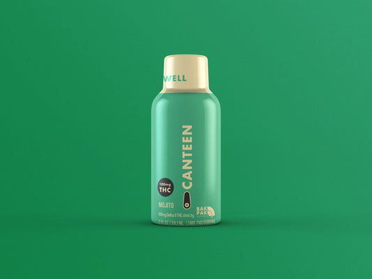 Canteen Delta 9 shot Mojito (case of 12 display) - Tree Spirit Wellness