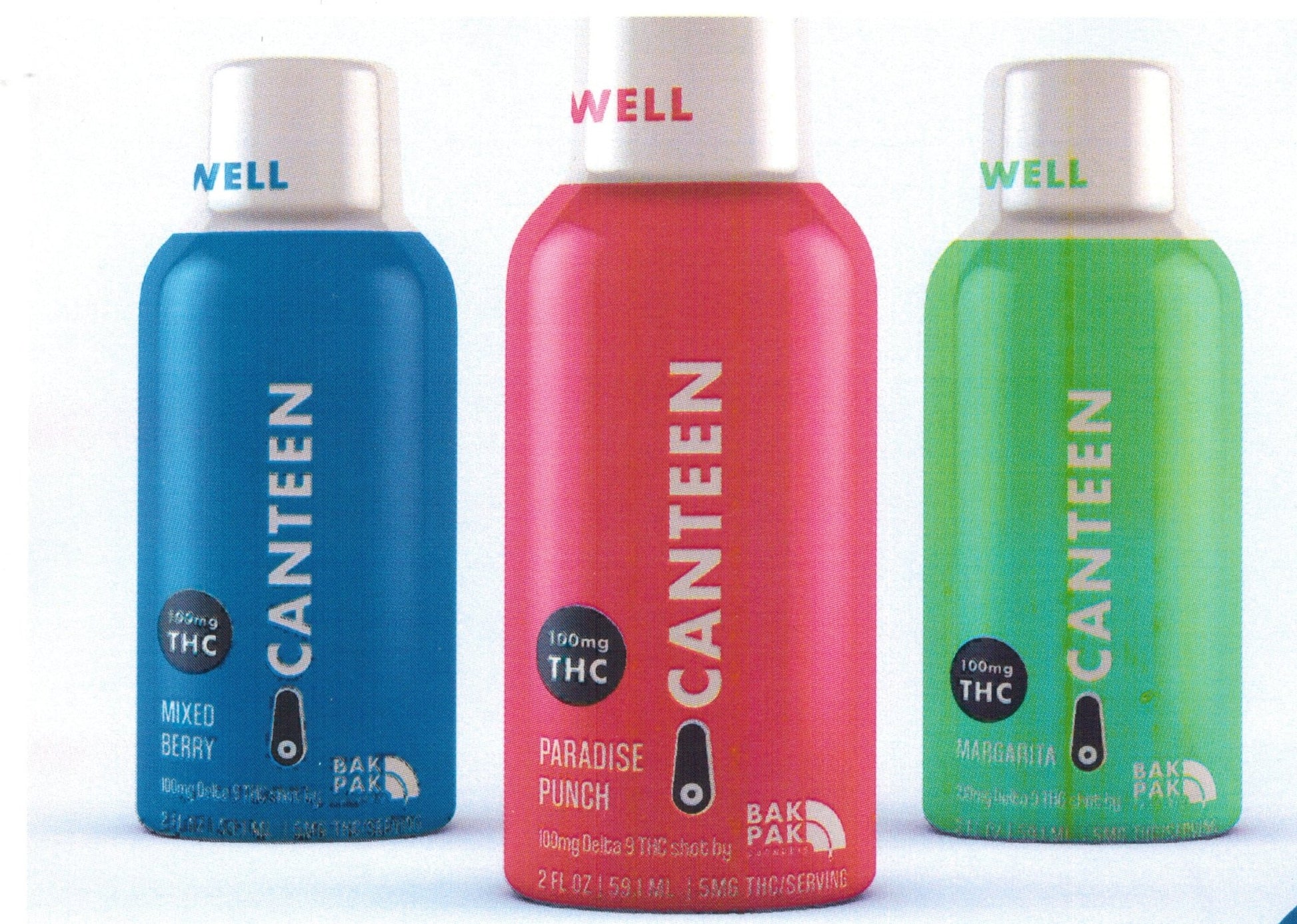 Canteen Delta 9 shot Sour Apple (case of 12 display) - Tree Spirit Wellness