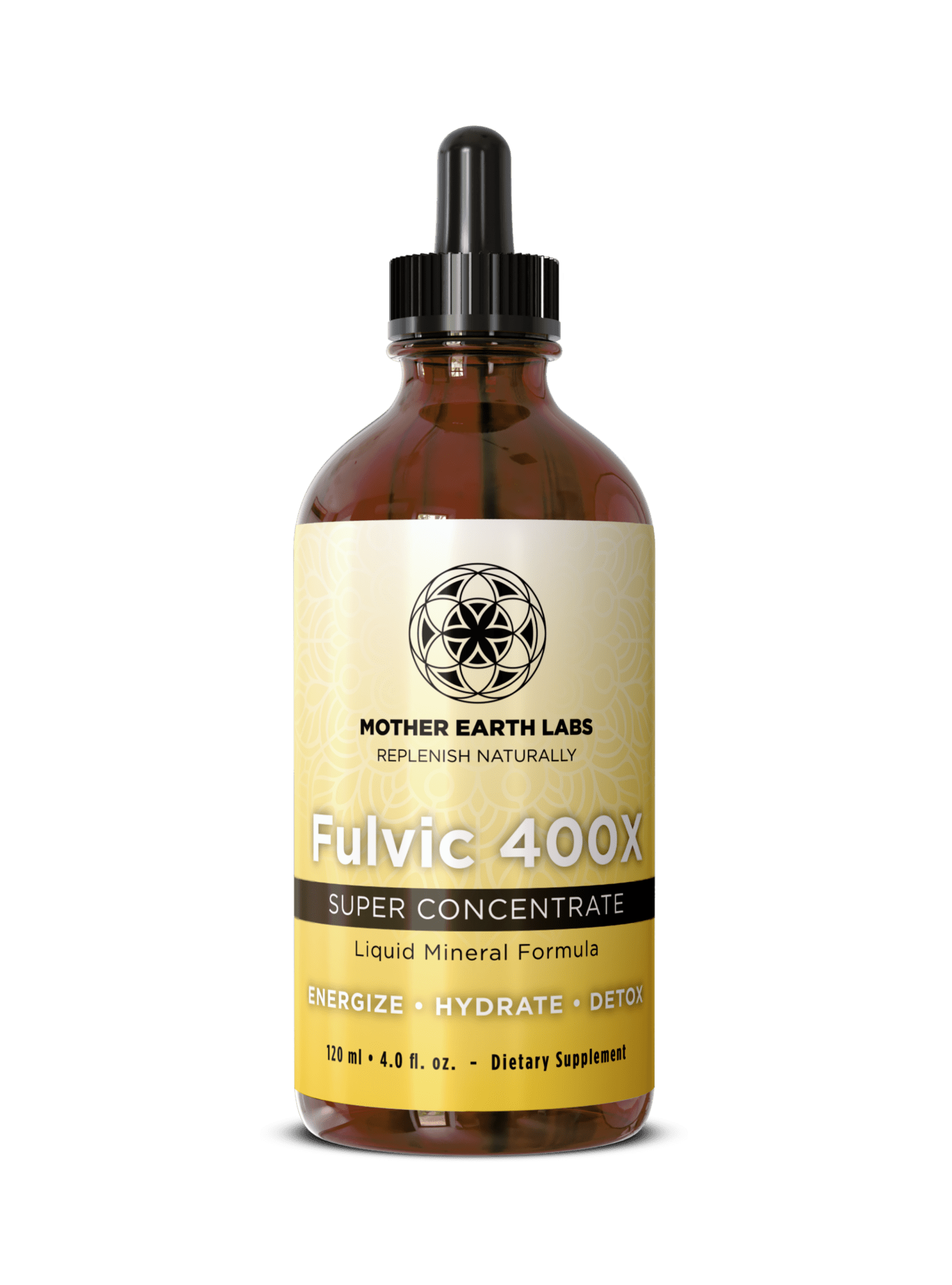 FULVIC ACTIVE 400X - 4oz Dropper - Tree Spirit Wellness