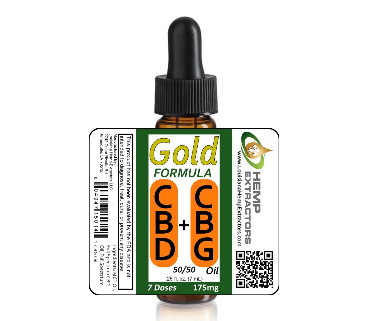 Gold Formula CBD+CBG - Tree Spirit Wellness