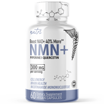 NMN+ 300 mg (NMN + Quercetin & Piperine) 60ct - Tree Spirit Wellness