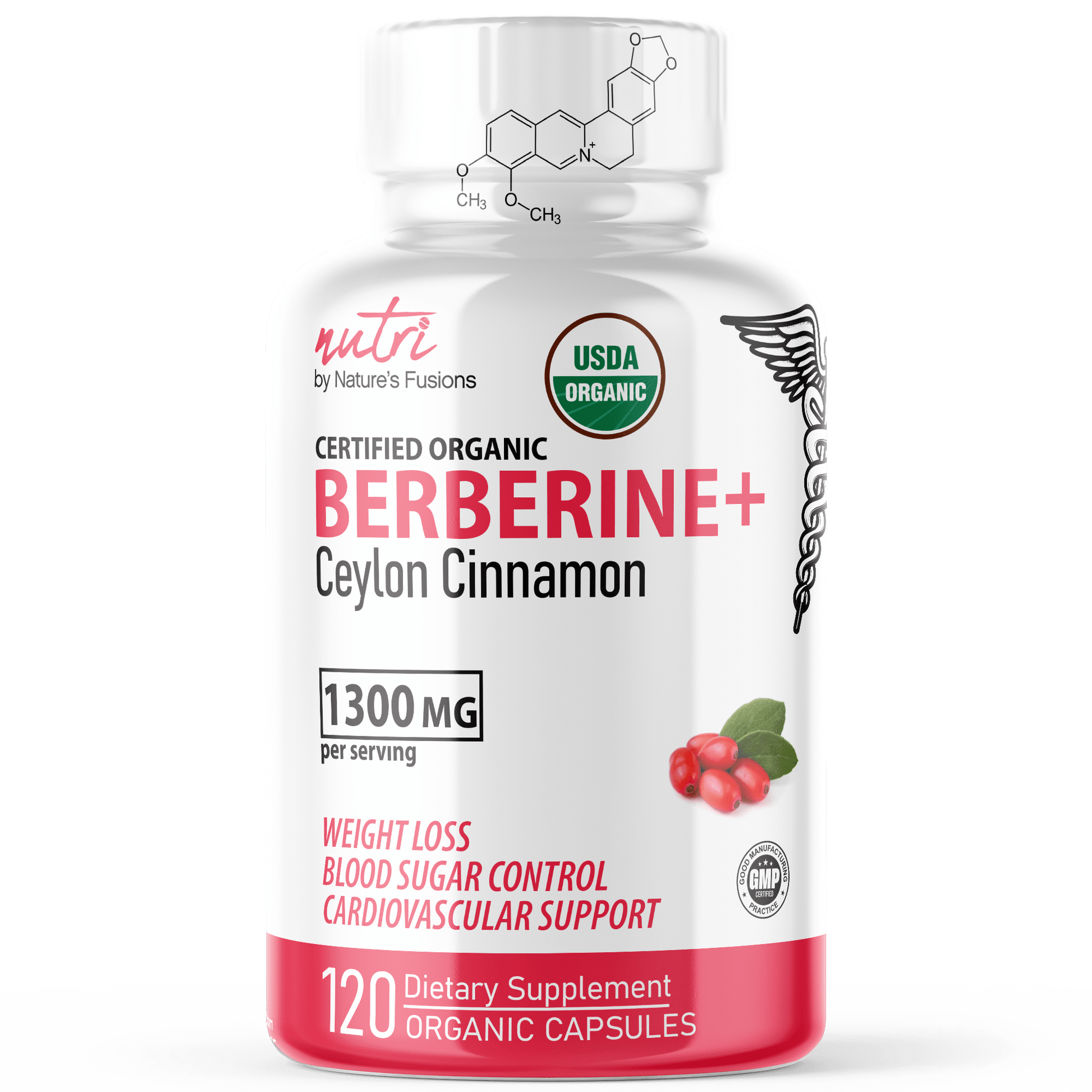 Nutri Berberine+ ORGANIC With Ceylon Cinnamon - Tree Spirit Wellness