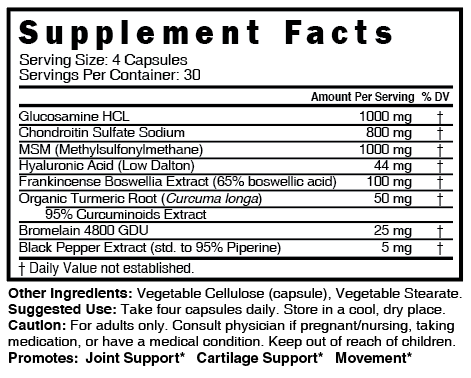 Glucosamine Chondroitin  - 120 ct - Tree Spirit Wellness