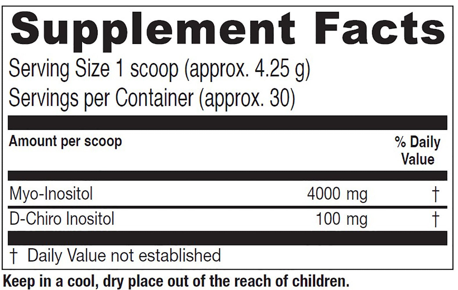 Optinositol® ~ 4.4 ounces powder - Tree Spirit Wellness