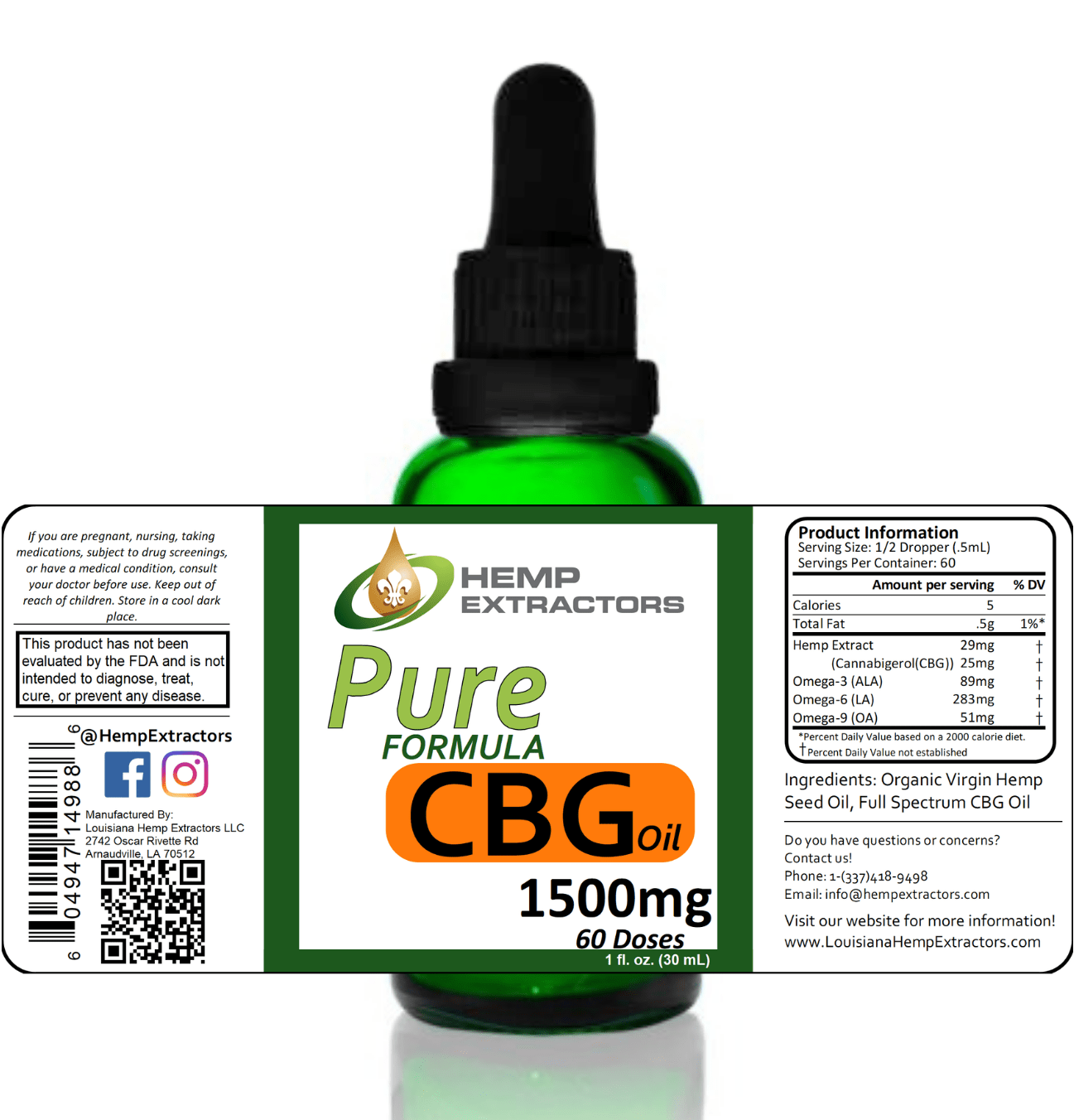 Pure Formula CBG - Tree Spirit Wellness