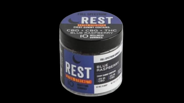 Rest Gummies Extra Strength CBD+CBG+THC mg/Gummy 30 CT. - Tree Spirit Wellness