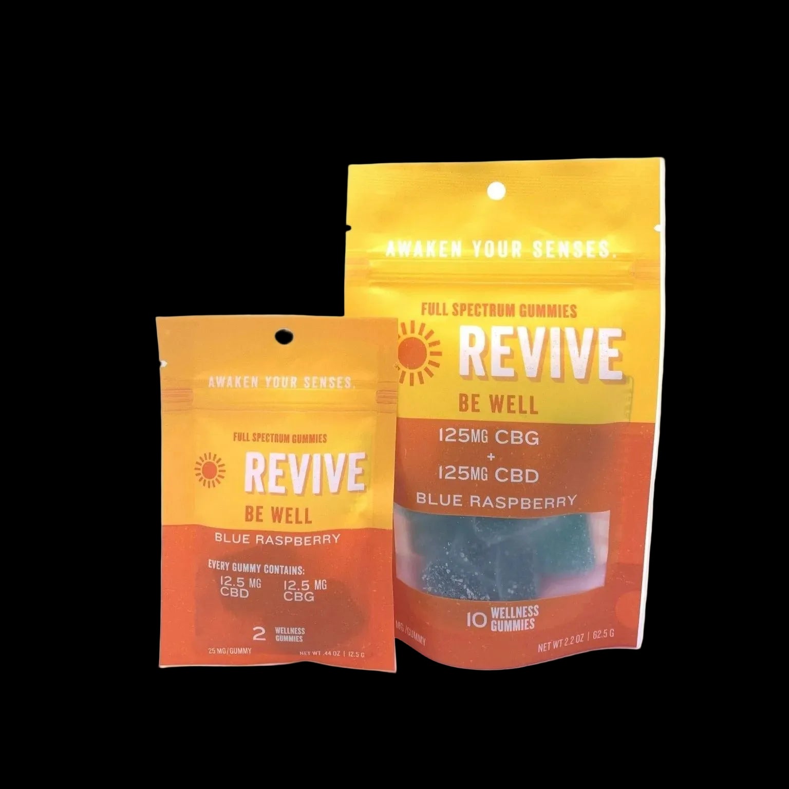 Revive Gummies CBD+CBG 25mg/Gummy - 10 Count - Tree Spirit Wellness