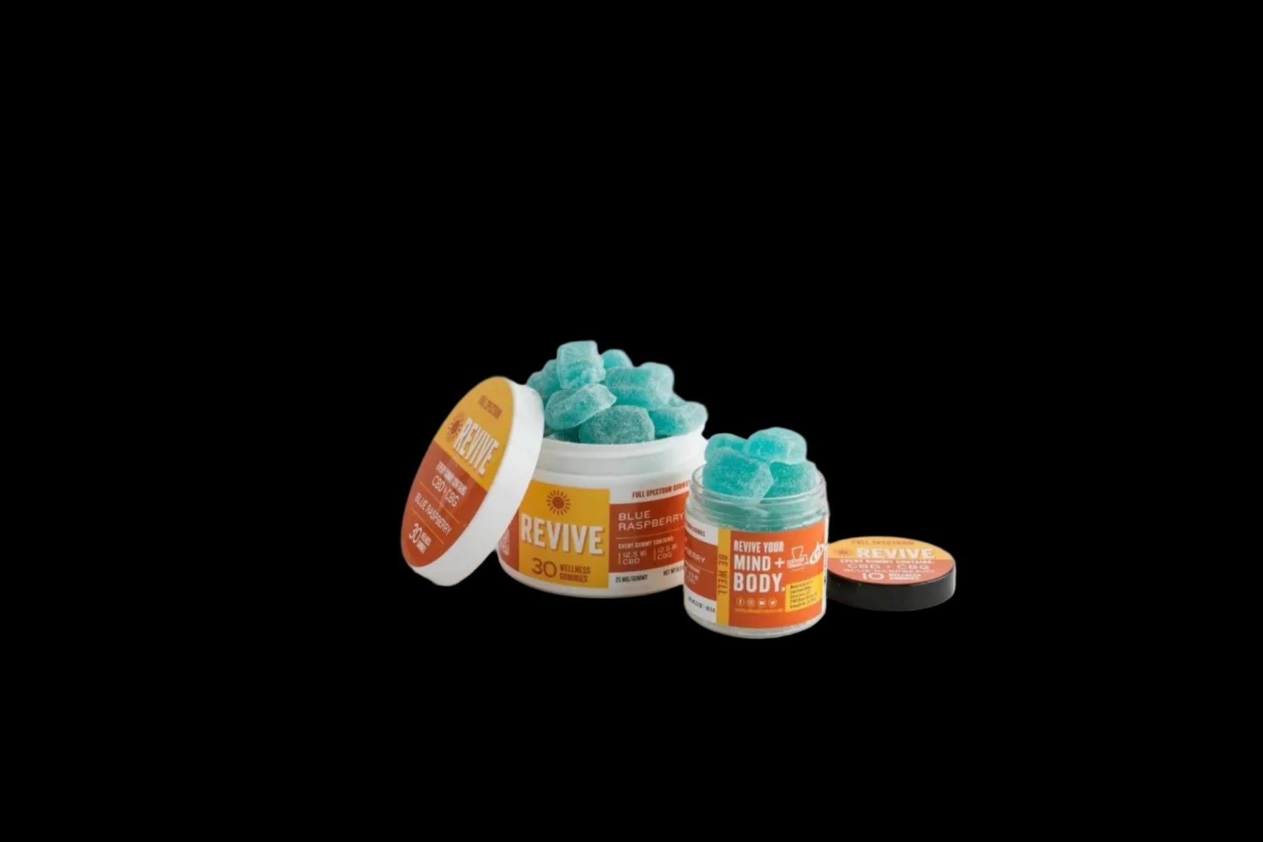 Revive Gummies CBD+CBG 25mg/Gummy - Tree Spirit Wellness