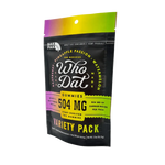 Who Dat 504mg THC+CBG Variety Pack (box of 10) (NOT AVAILABLE THROUGH DISTRIBUTION) - Tree Spirit Wellness